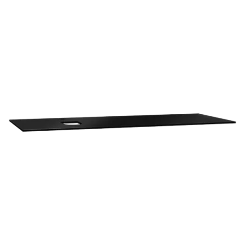 Столешница стеклянная VitrA Origin 120 см, левосторонняя, черная