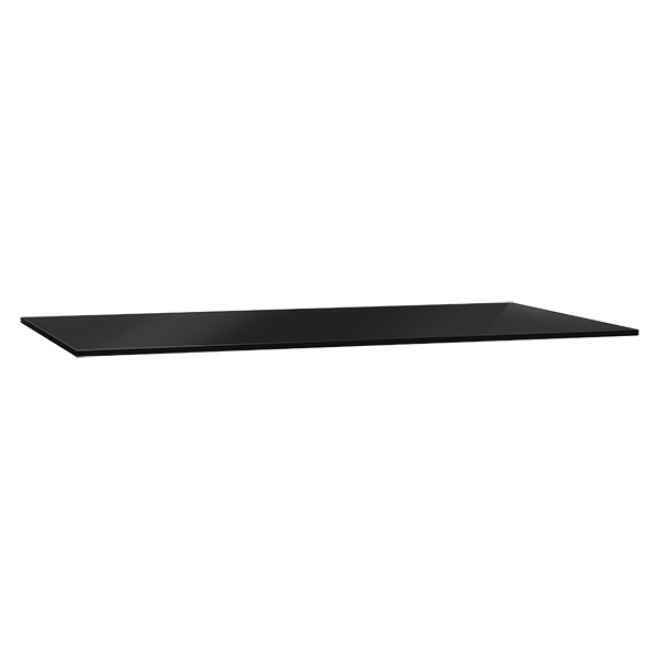 Столешница стеклянная VitrA Origin 90 см, без отверстия, черная