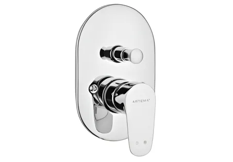Смеситель для ванны VitrA D-Line встроенный, хром