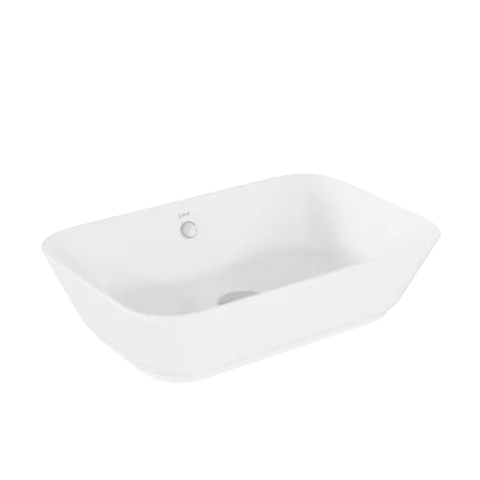 Раковина чаша VitrA Geo, 60 x 39 см, накладная, белая, антибактериальное покрытие Hygiene, белый