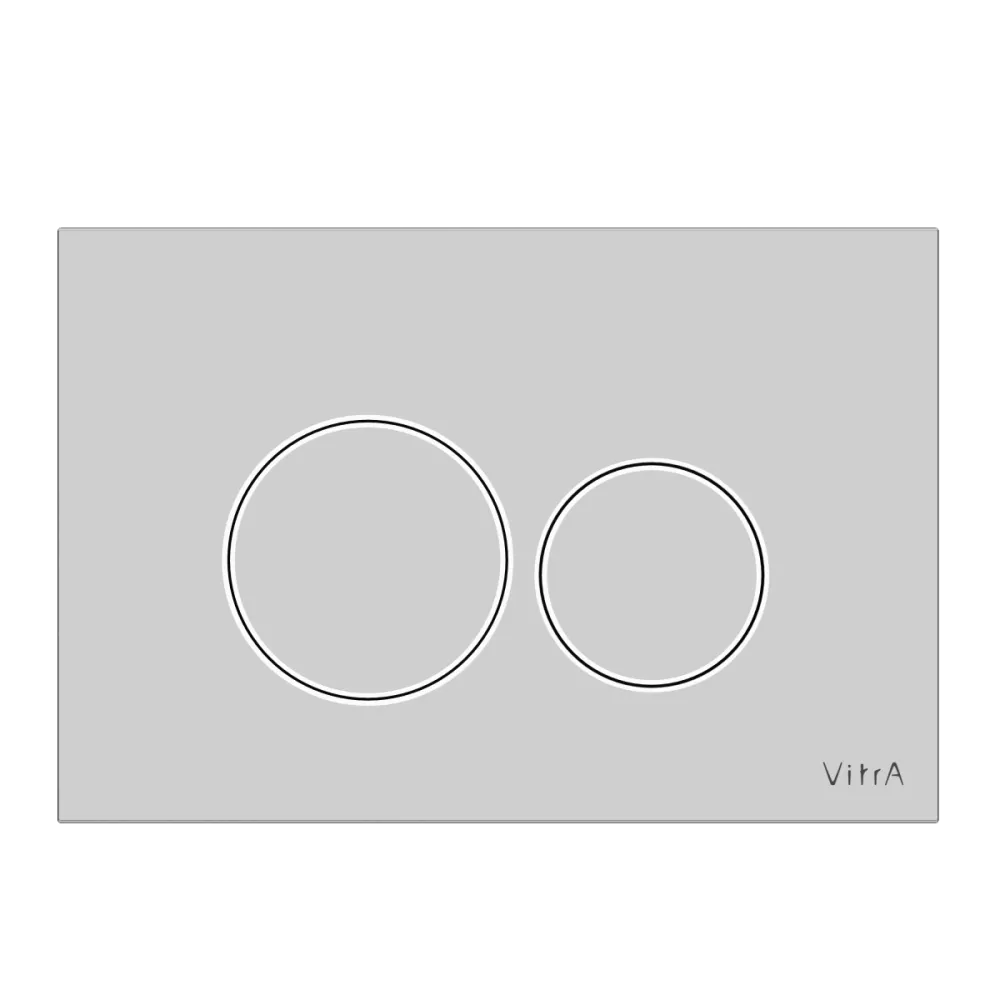 Кнопка смыва для инсталляции VitrA Origin двойной смыв, хром глянцевый