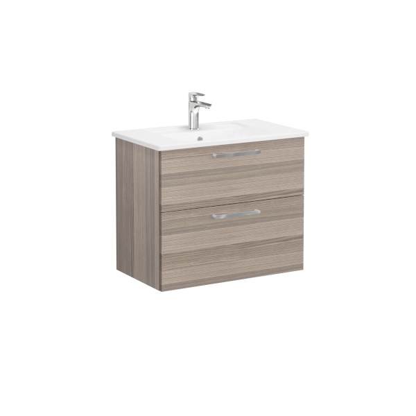 Модуль VitrA Root 80 см с квадратной раковиной, 2 ящика, кордоба