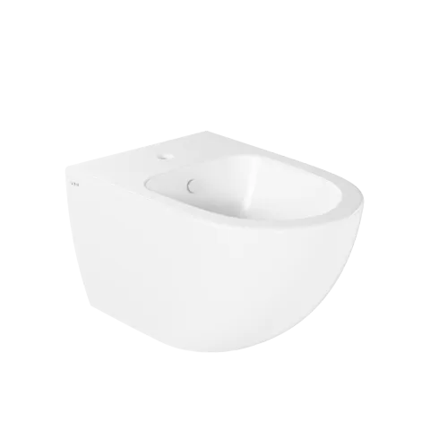 Биде VitrA Sento, подвесное, белое, с отверстием под смеситель, покрытие Hygiene, белый